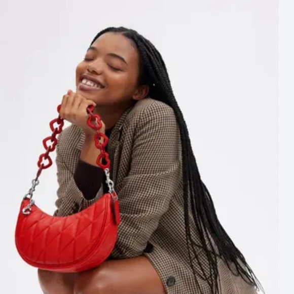 CP223 - Coach Mira Shoulder Bag with Pillow Quilting and Heart Strap - Picture 14 of 14